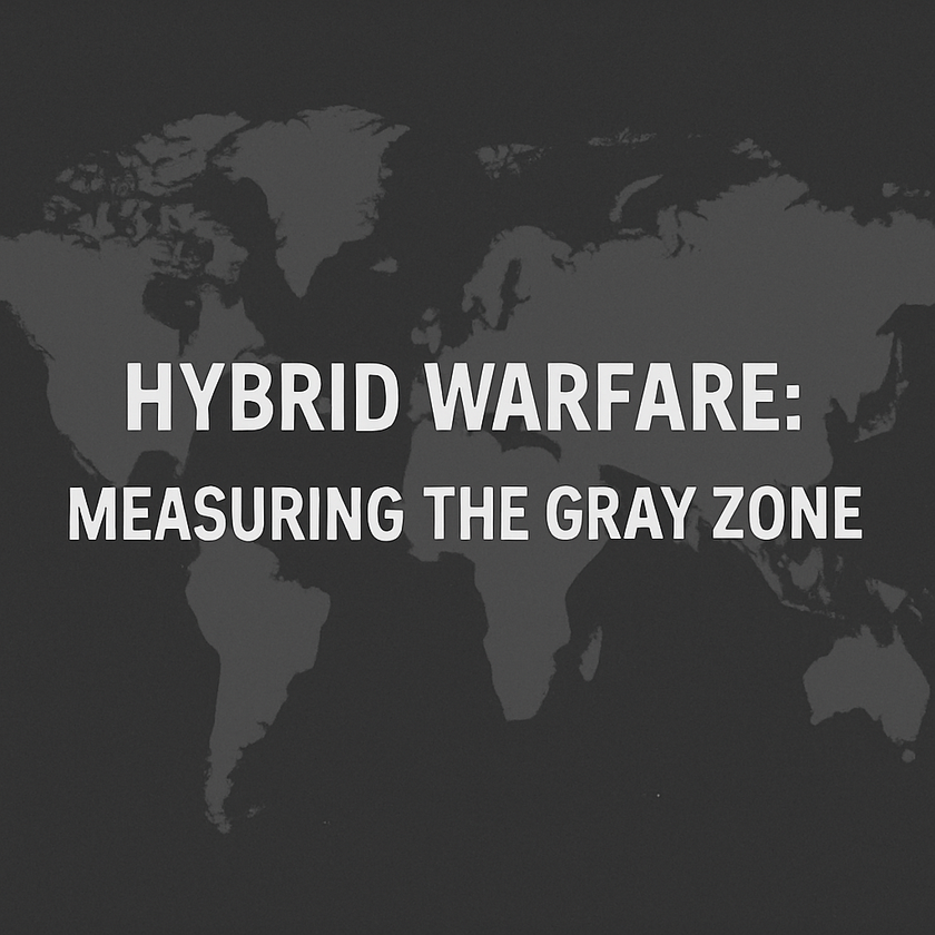 Quantifying the Gray Zone: A Framework for Measuring Hybrid Warfare Power Balances