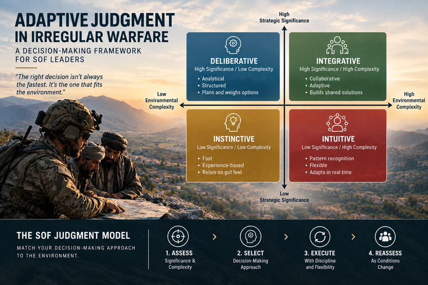Adaptive Judgment in Irregular Warfare: A Decision-Making Framework for SOF Leaders